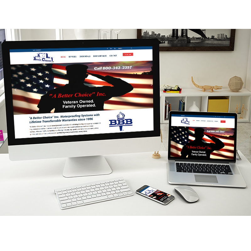 Waterproofing website design irwin pa